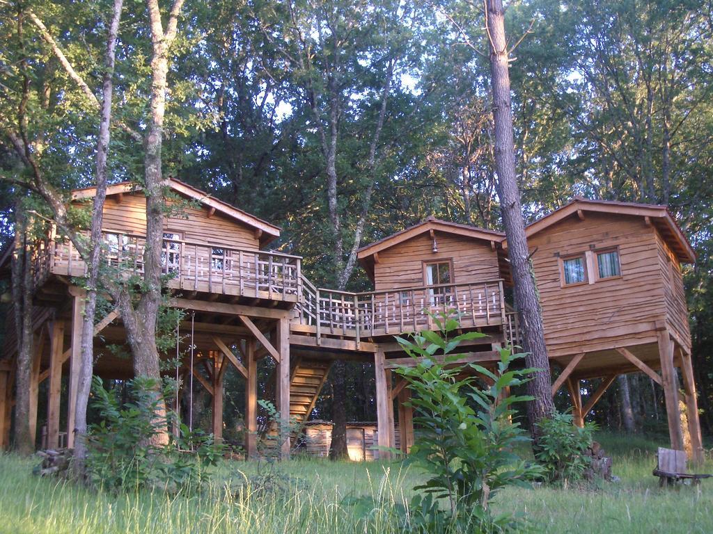 Les Cabanes Du Tertre Urval エクステリア 写真